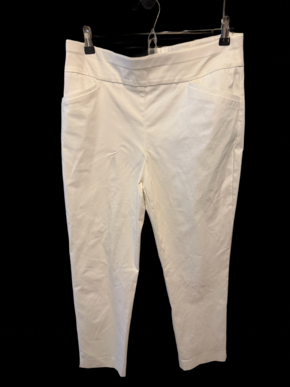 Chico's Perfect Stretch Ankle Pants in White